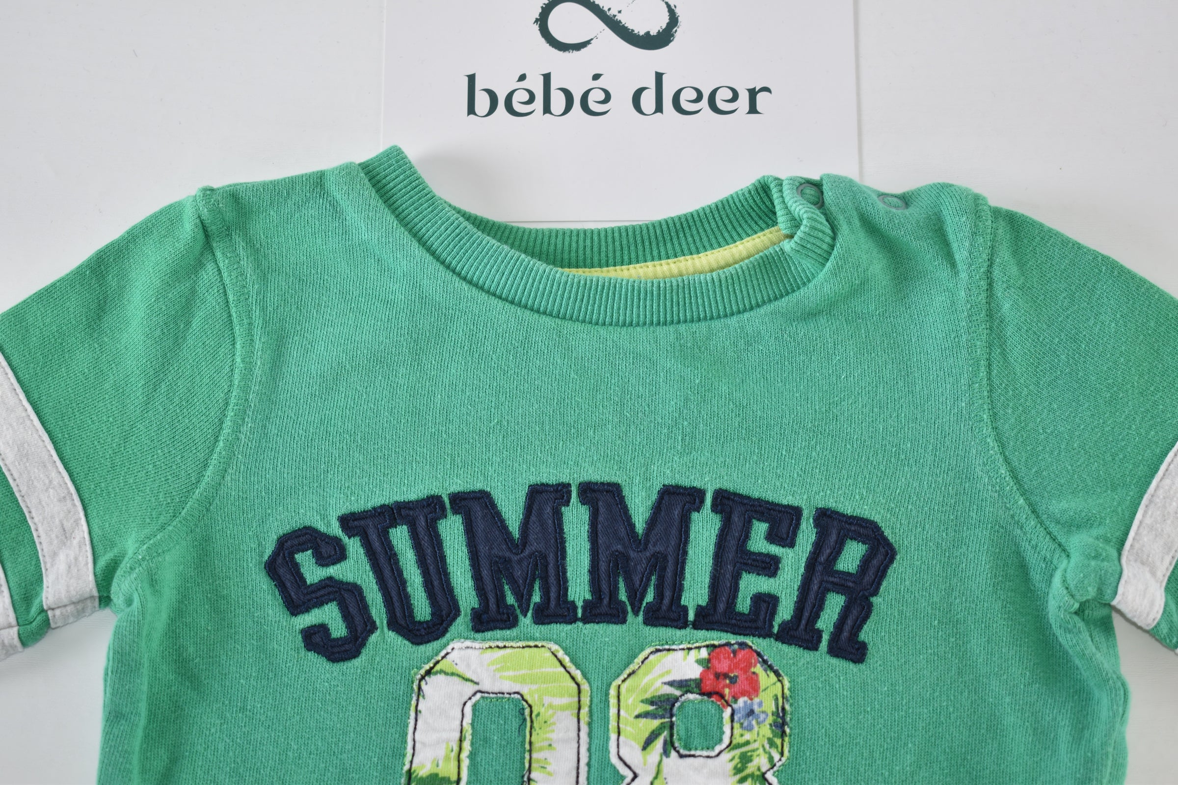 Green "Summer 08 Best day ever" jumper