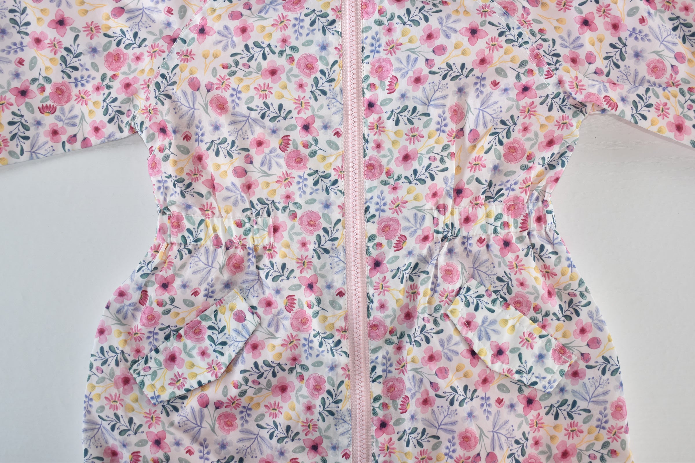 Floral hooded jacket