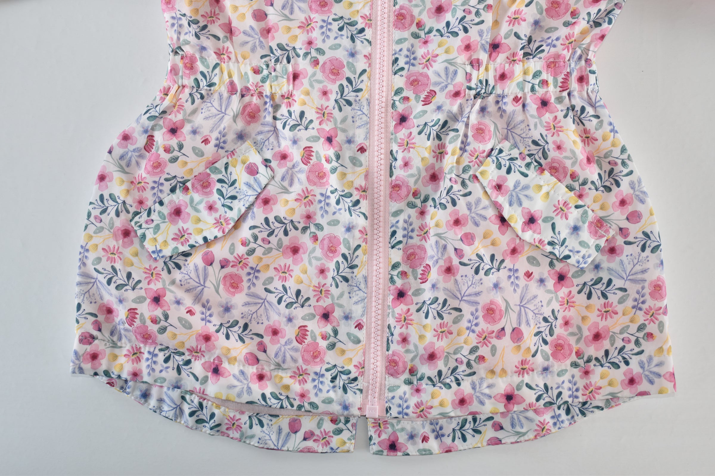 Floral hooded jacket