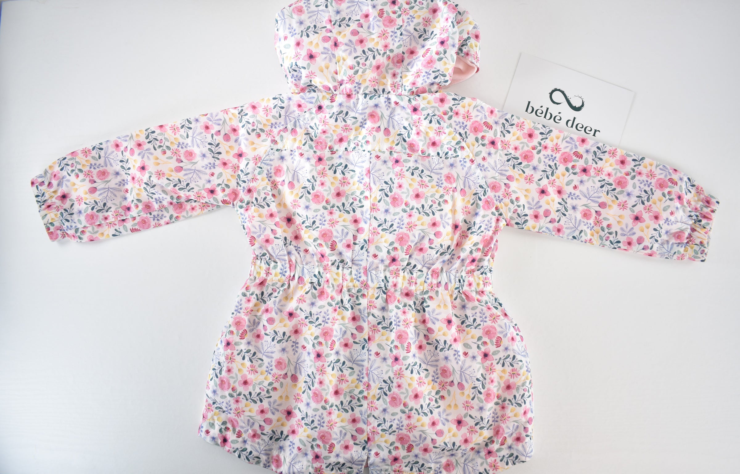 Floral hooded jacket