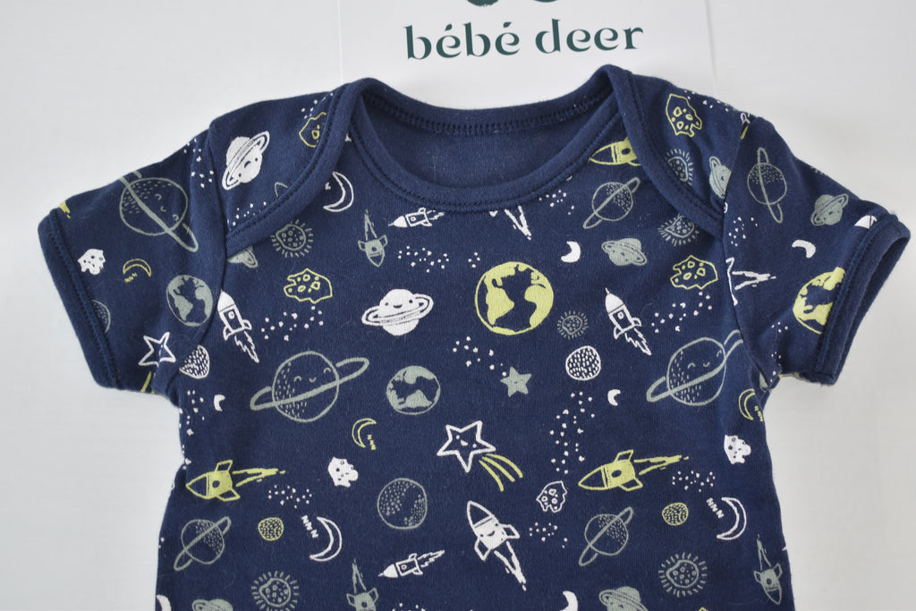 Space print bodysuit
