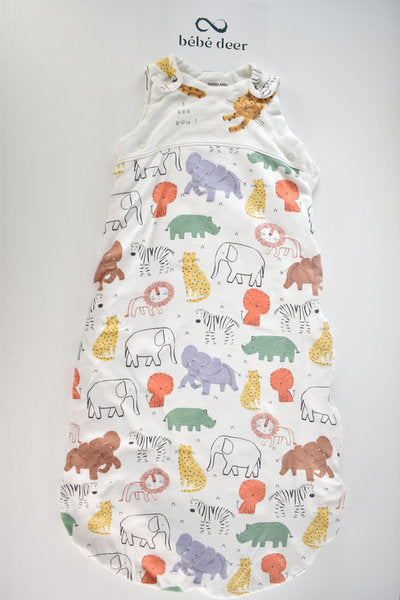 Safari animal sleeping bag 6/12 months 1.5 tog