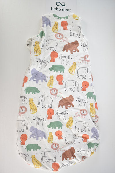 Safari animal sleeping bag 6/12 months 1.5 tog