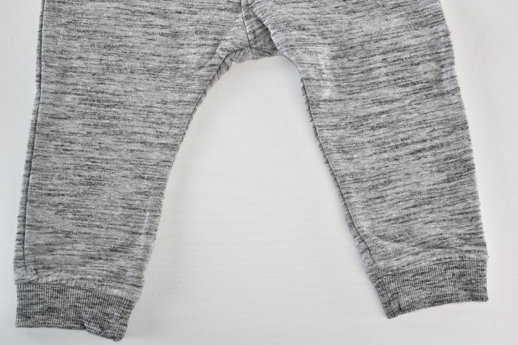 Grey joggers with front pocket