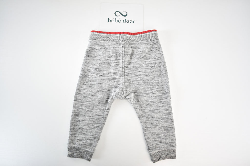 Grey joggers with front pocket
