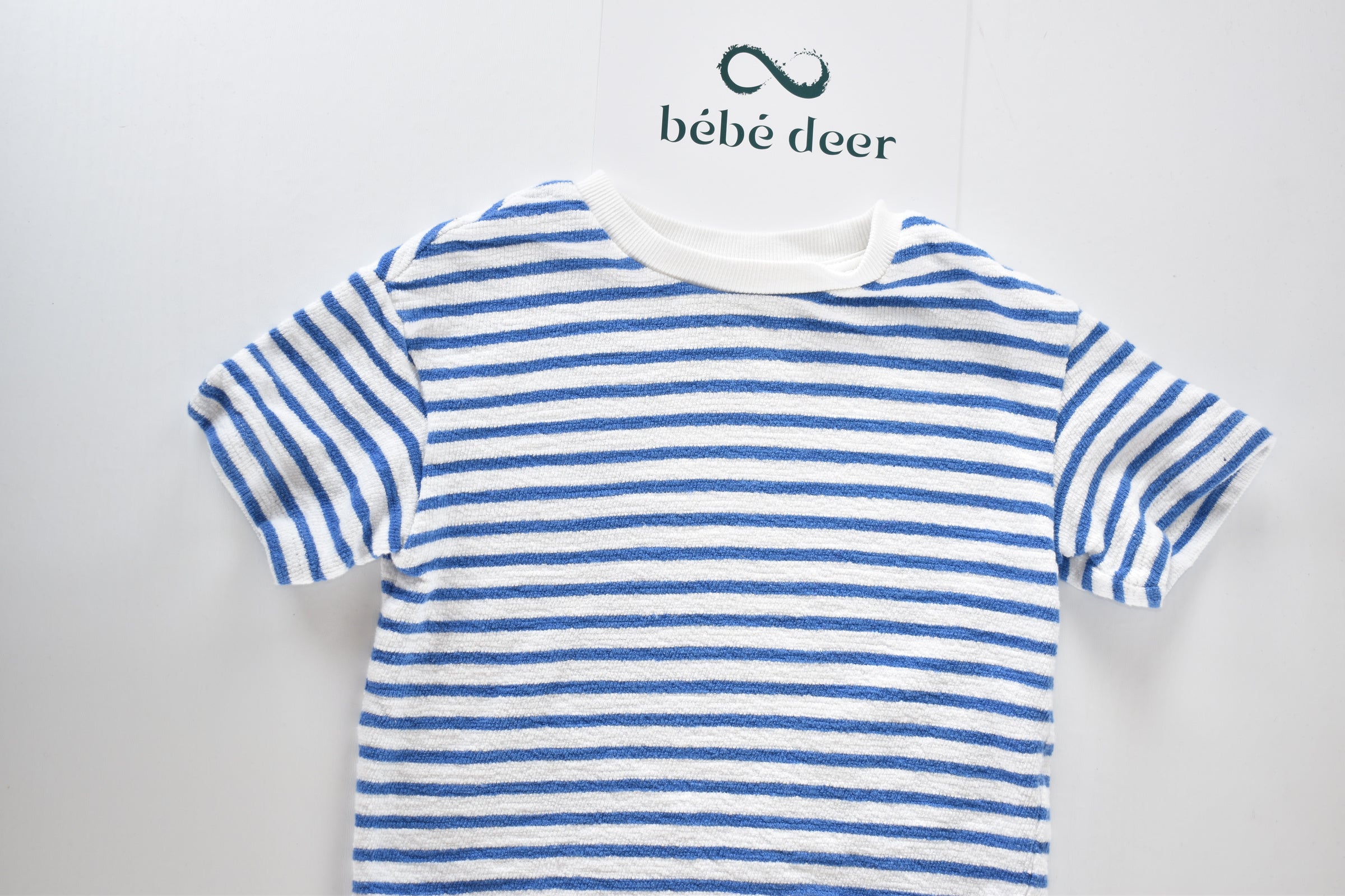 Striped towelling outfit set