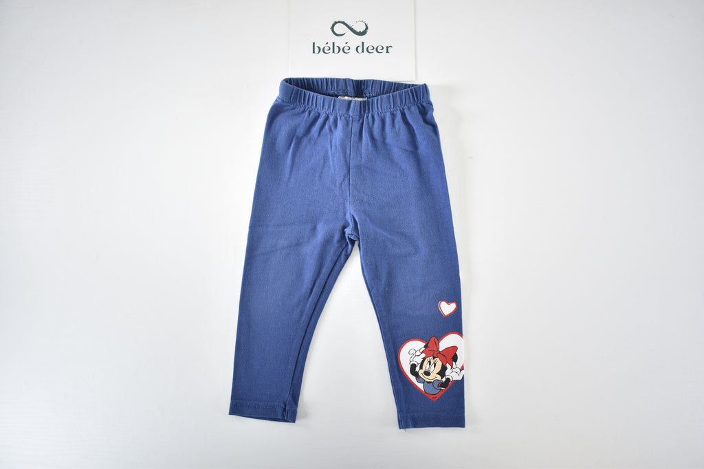 Minnie Mouse blue leggings