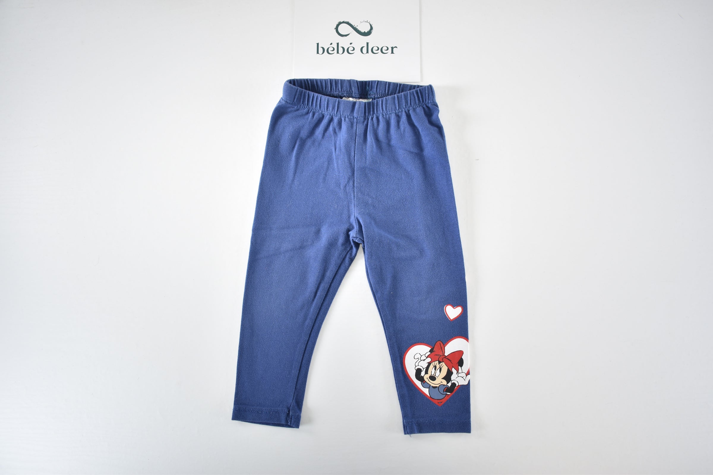 Minnie Mouse blue leggings