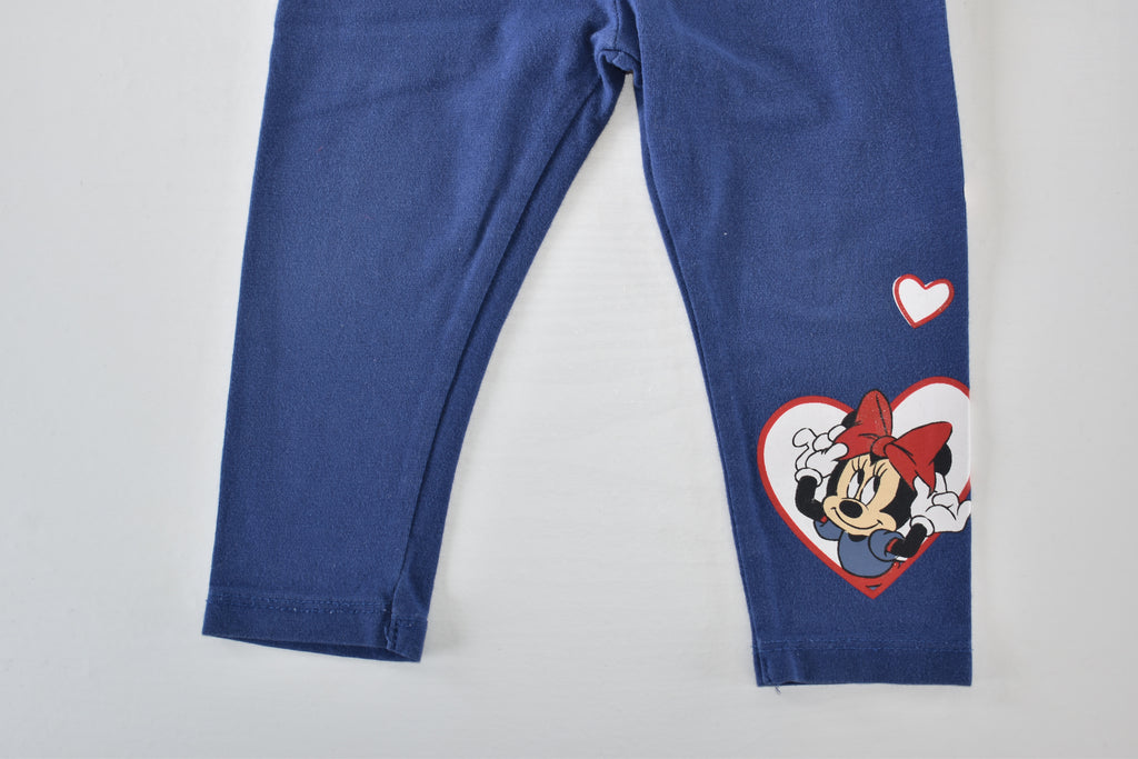 Minnie Mouse blue leggings