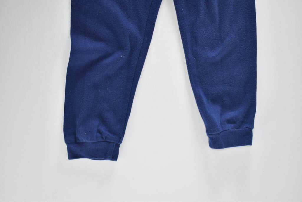 Blue dinosaur trousers