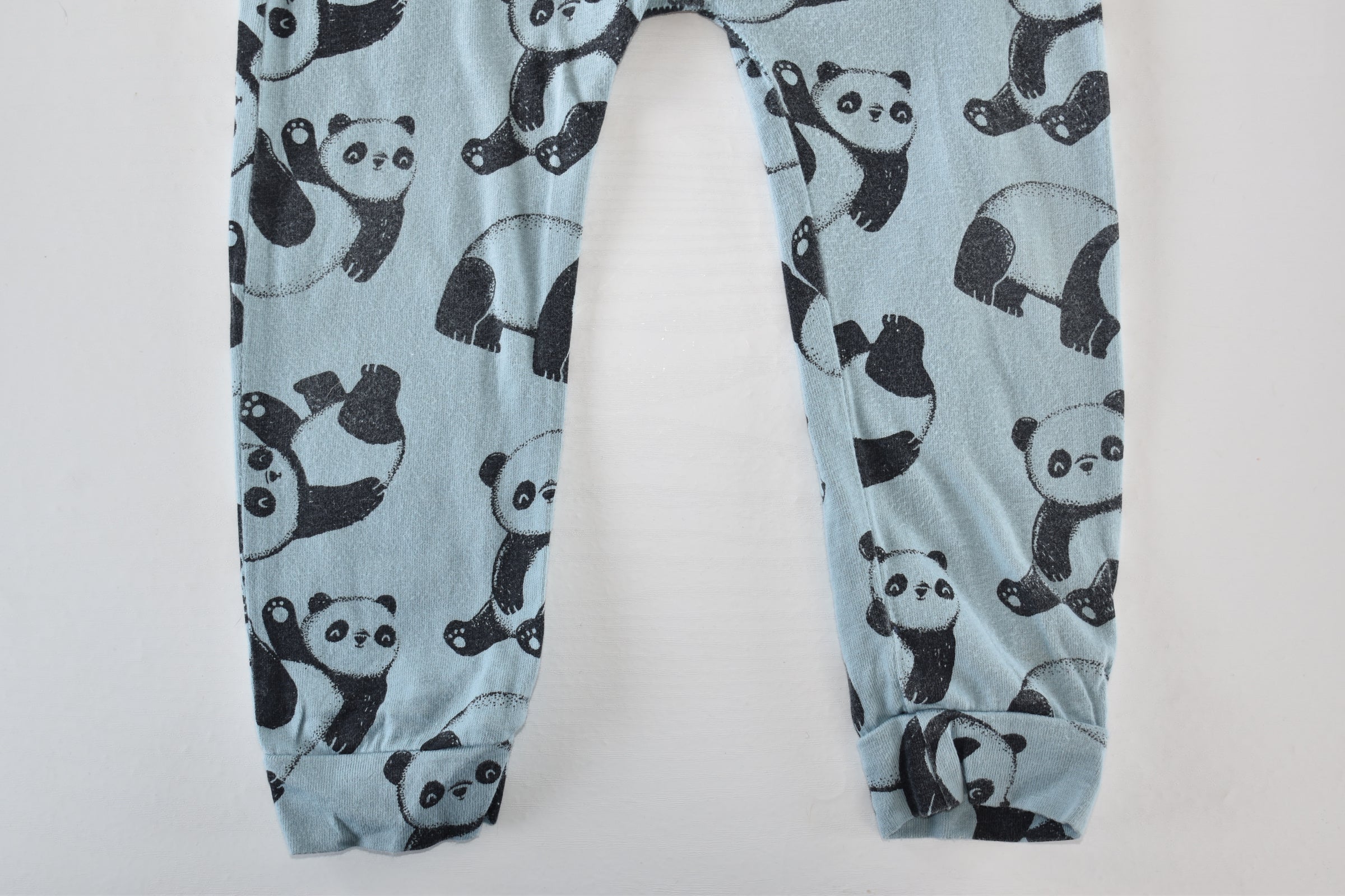 Panda print trousers