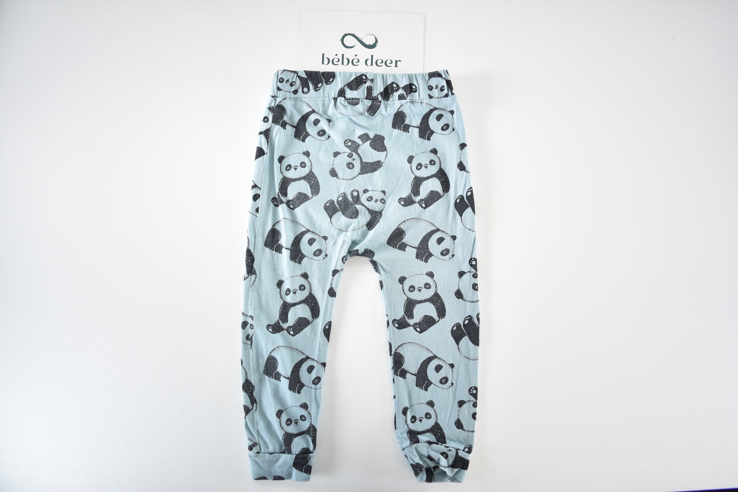Panda print trousers