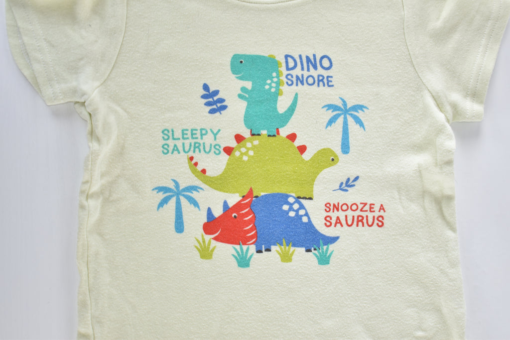 Dinosaur print short pyjama set