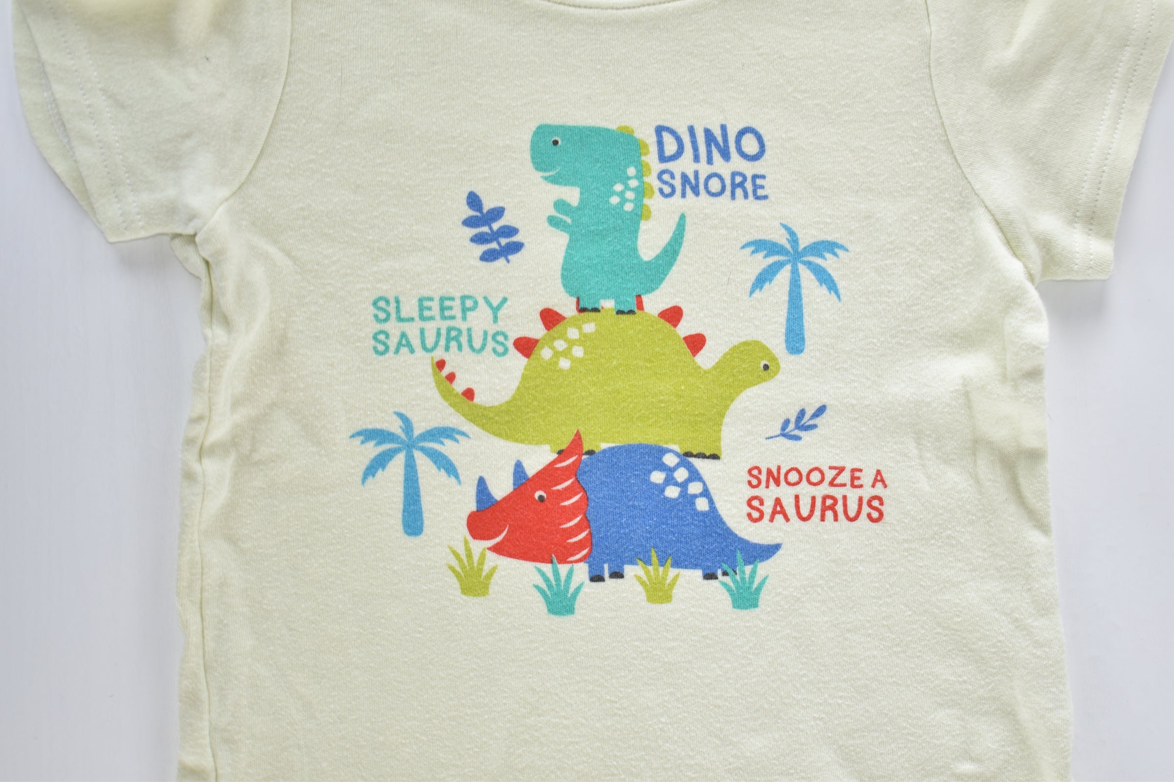Dinosaur print short pyjama set