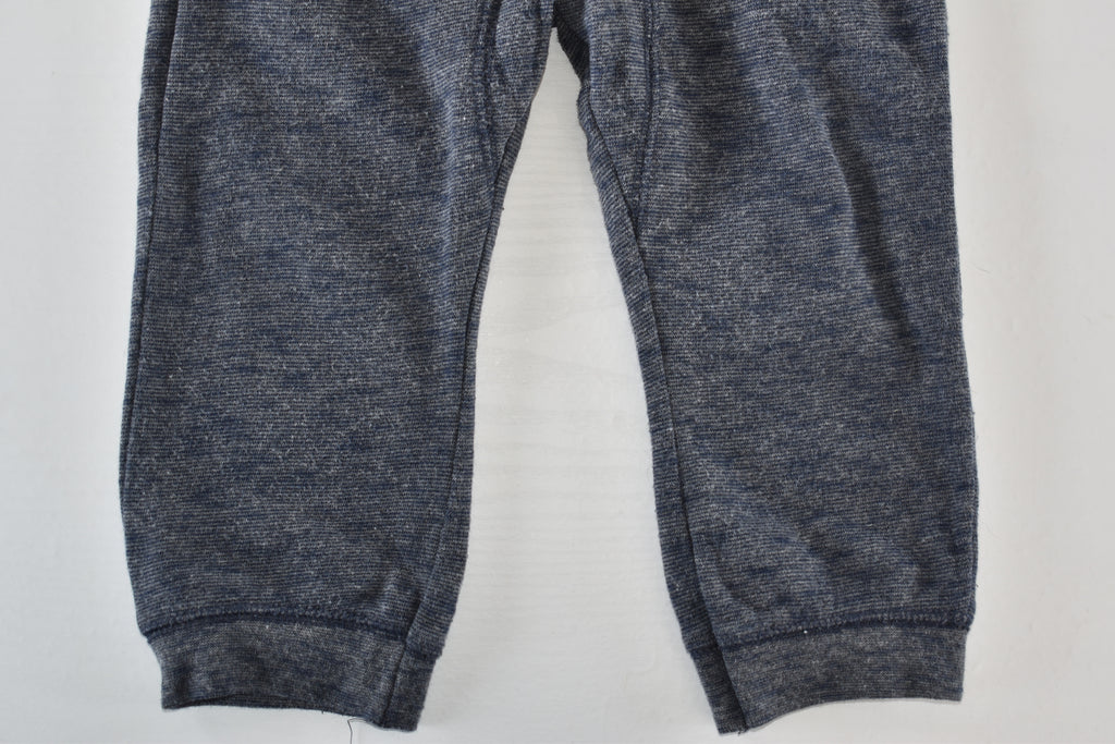 Grey marl trousers with zip pockets