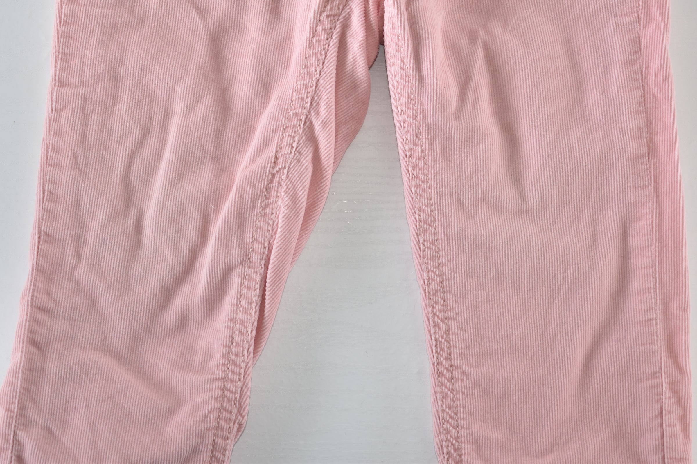 Soft pink lined corduroy trousers