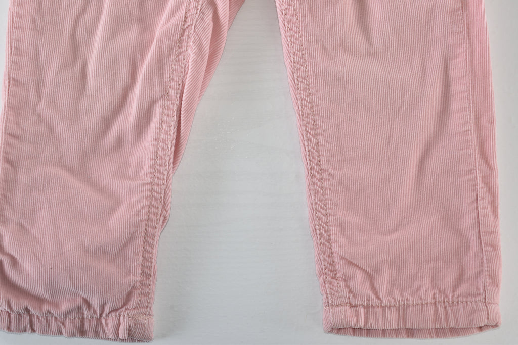 Soft pink lined corduroy trousers