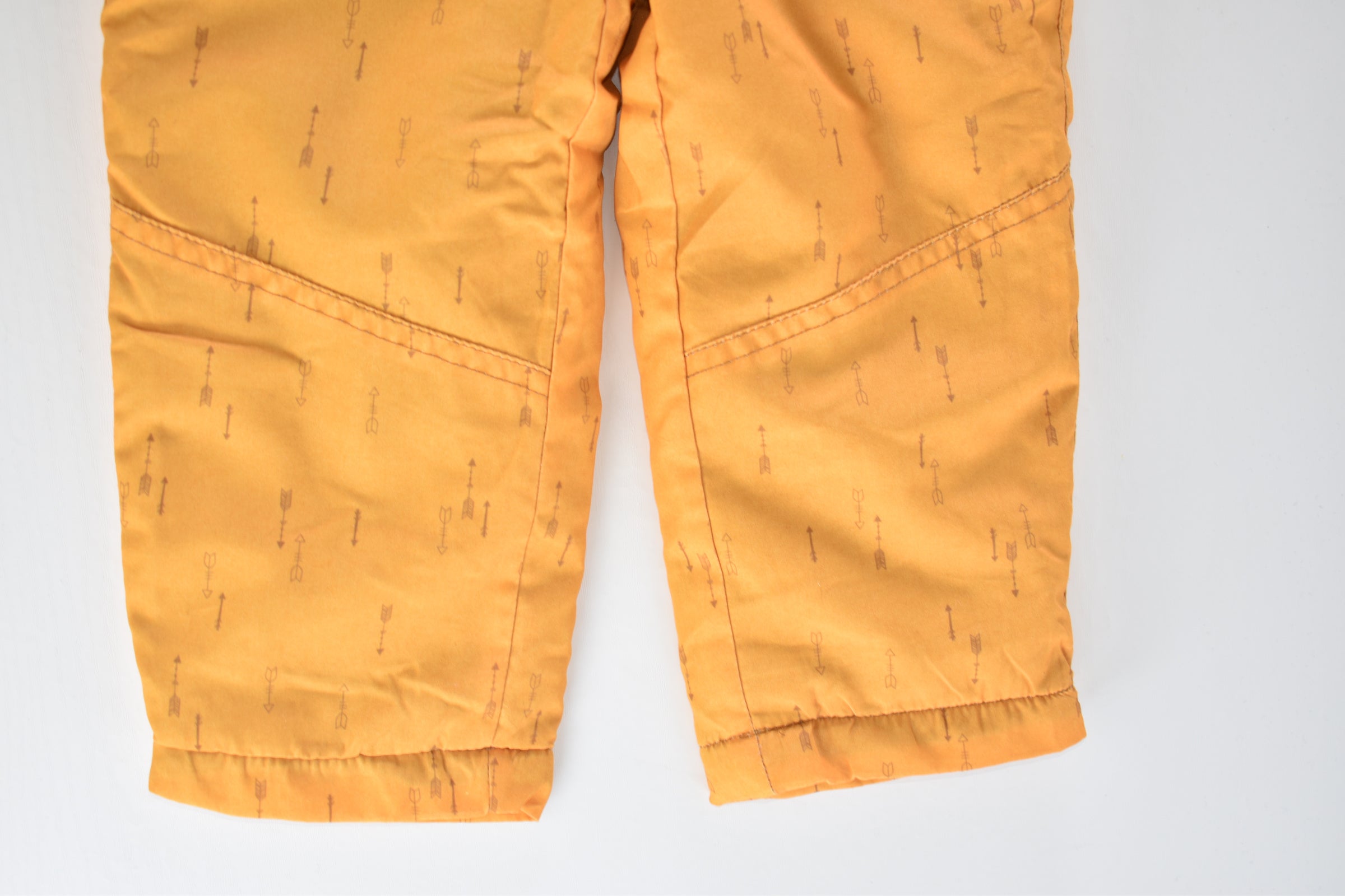 Fox print body and fleece-lined trousers set