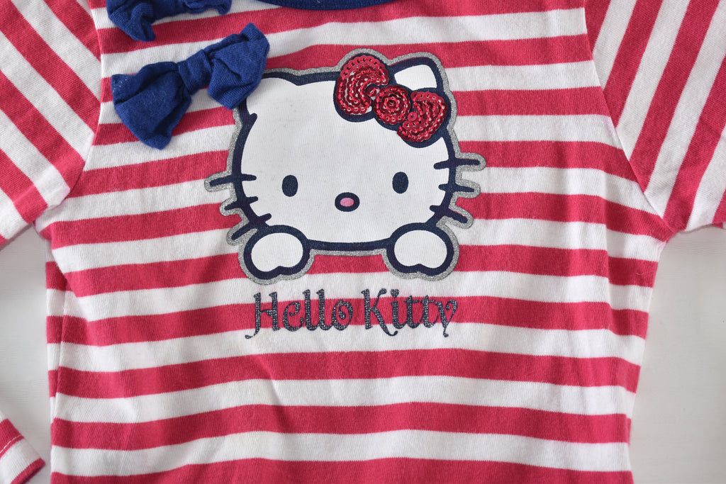 Robe rayée Hello Kitty