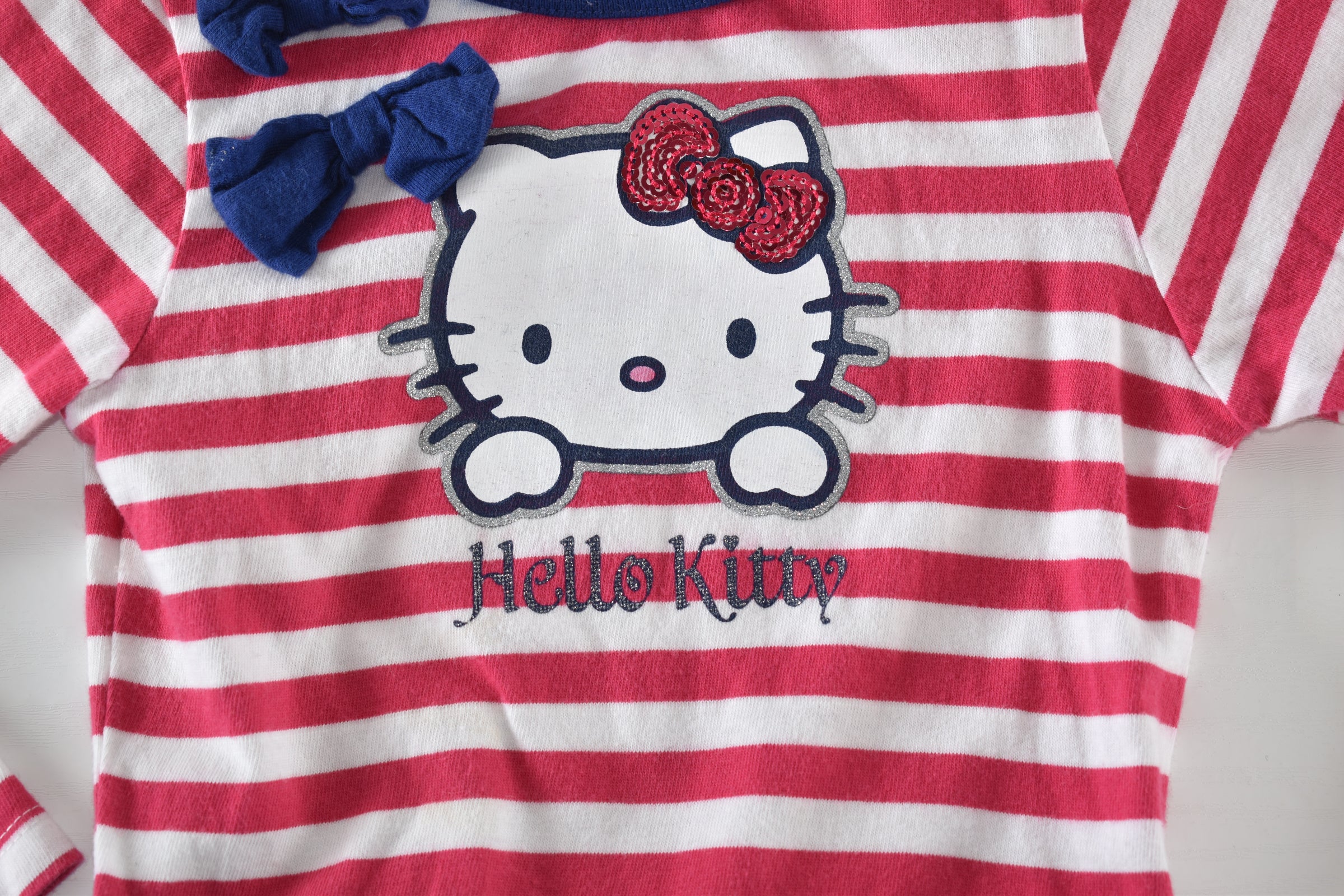 Robe rayée Hello Kitty