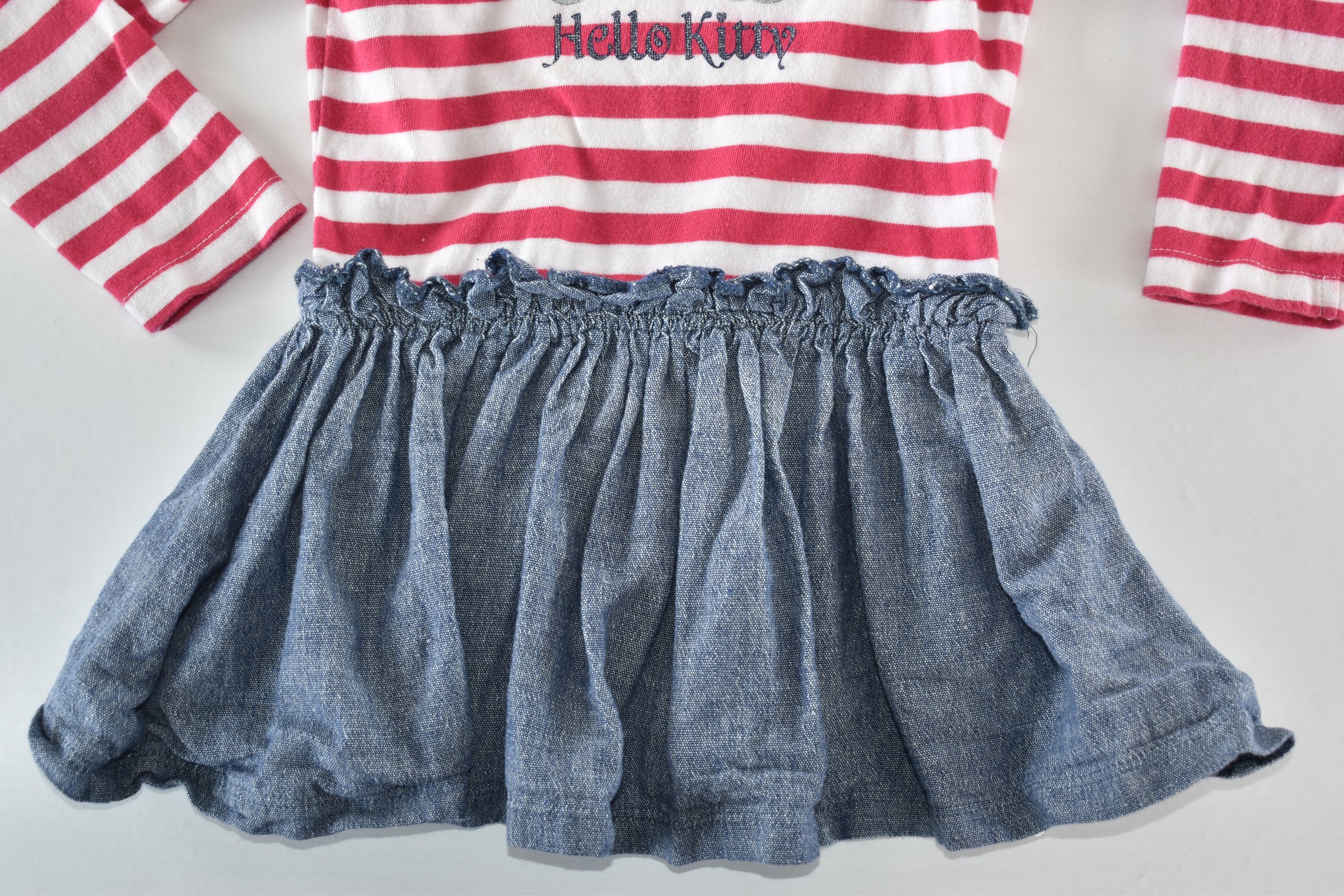 Robe rayée Hello Kitty