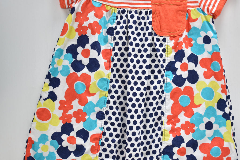 Robe patchwork colorée