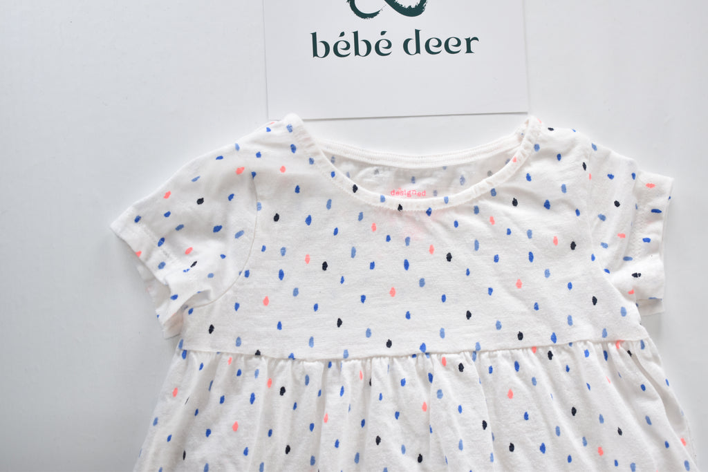 Robe légère à pois