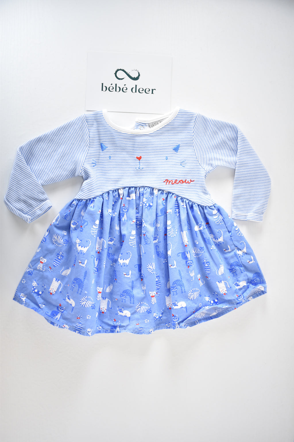 Cat print dress