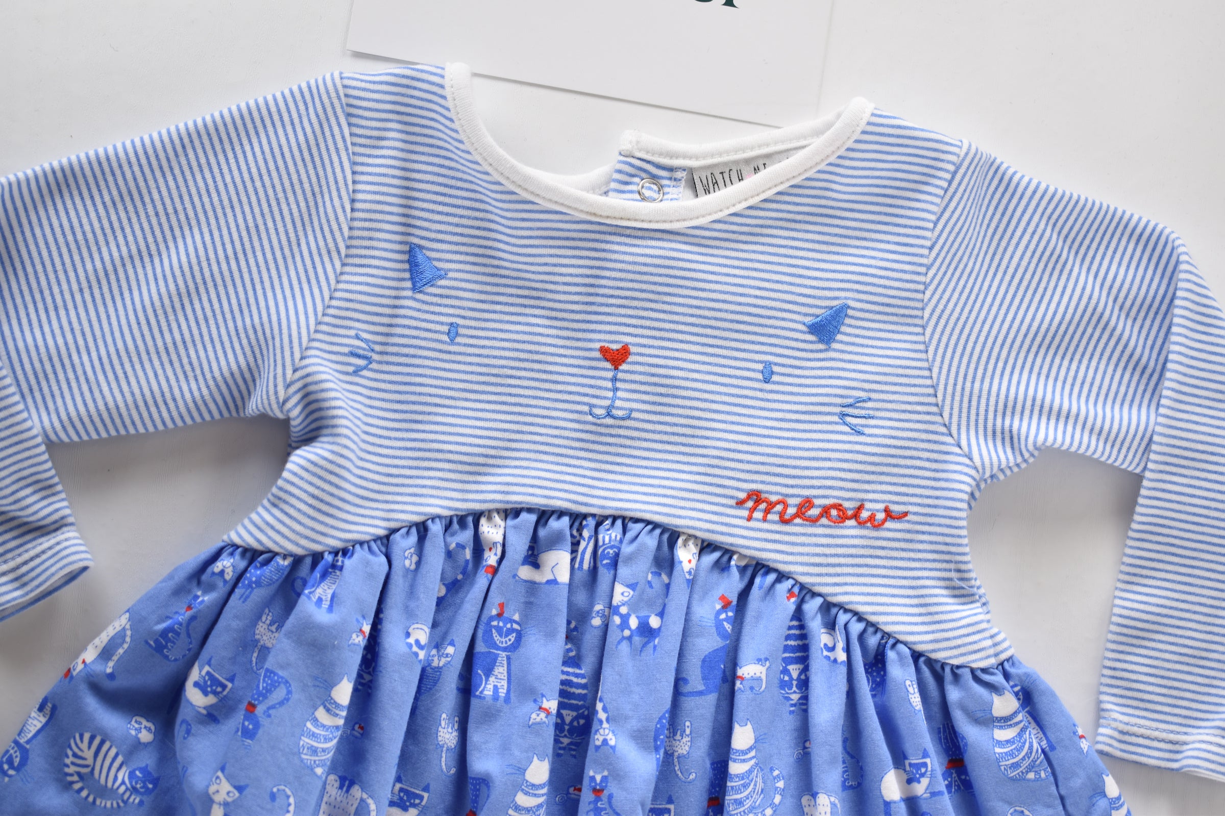 Cat print dress