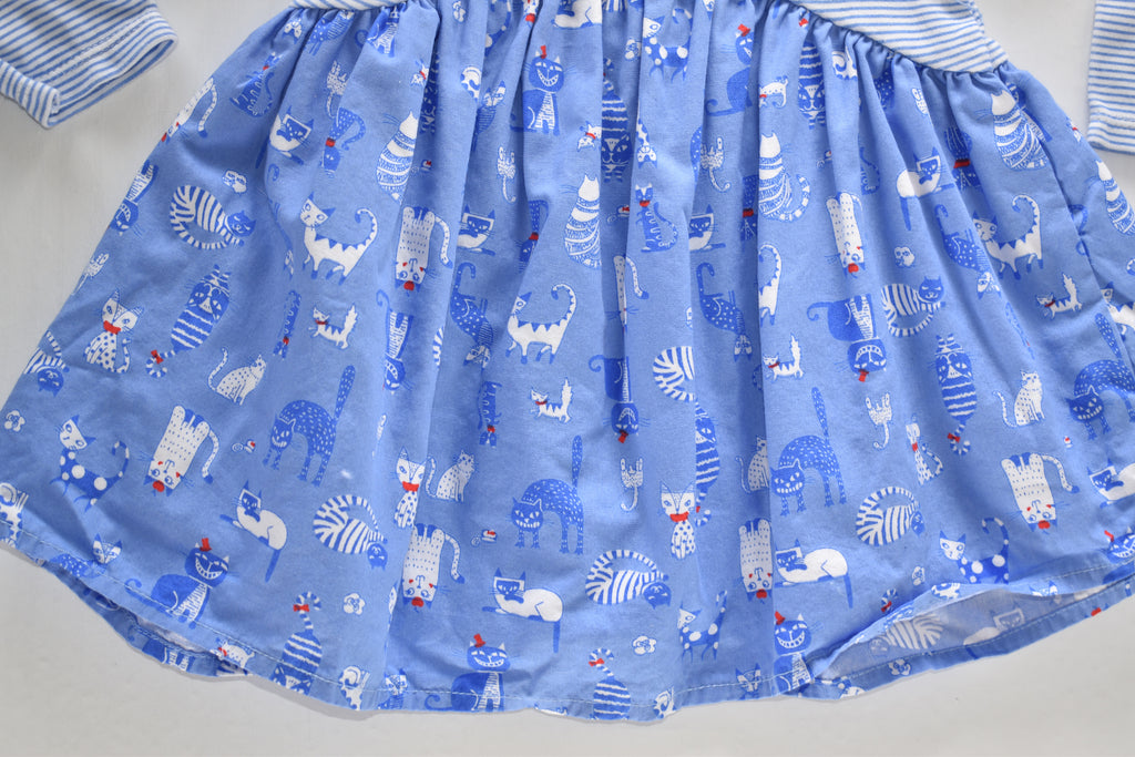 Cat print dress