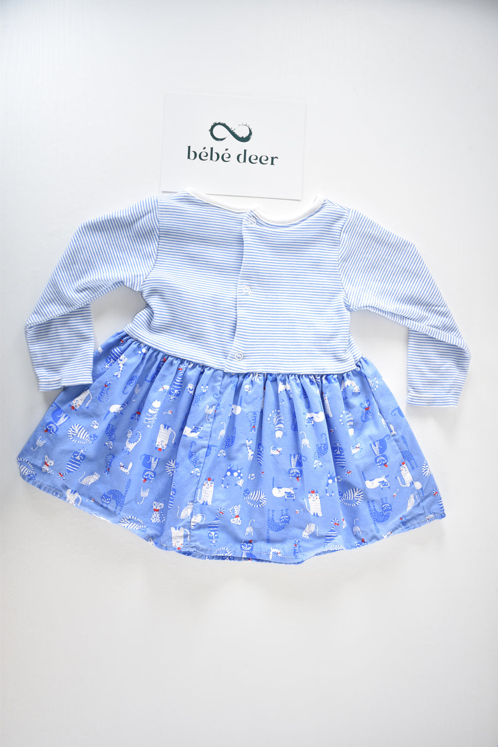 Cat print dress