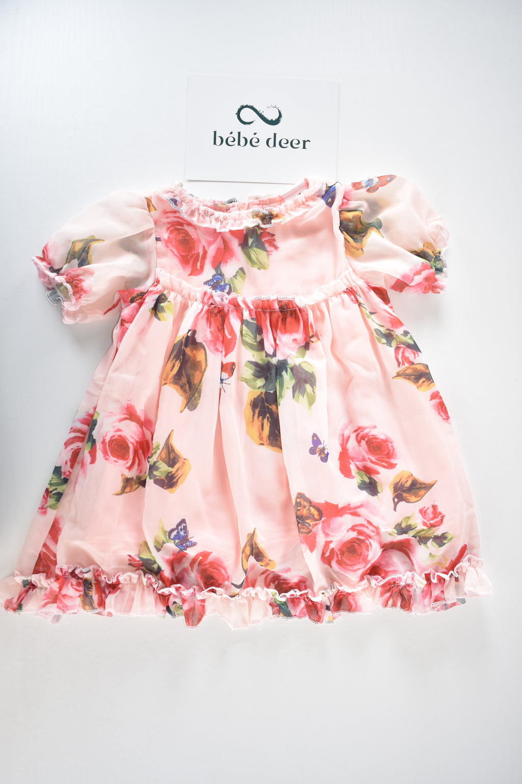 Floral dress with linin