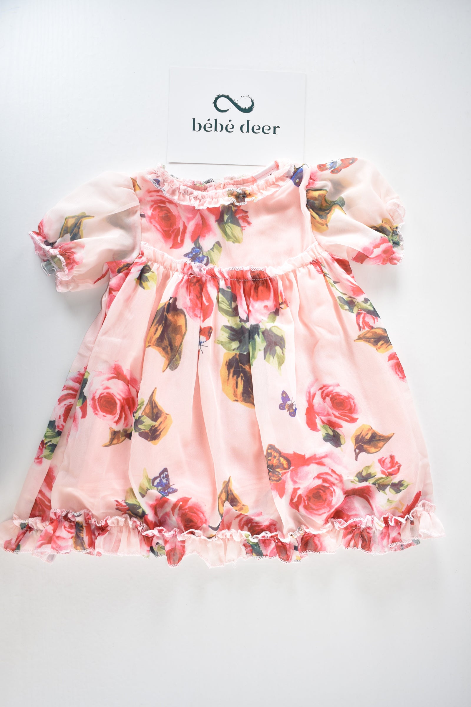 Floral dress with linin