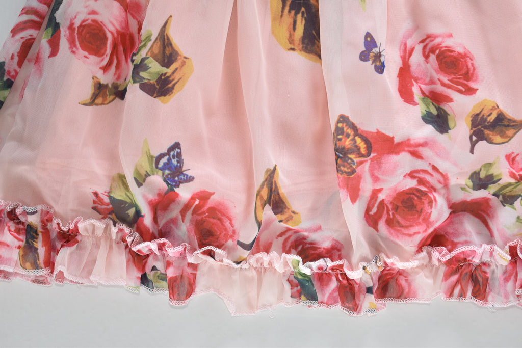 Floral dress with linin