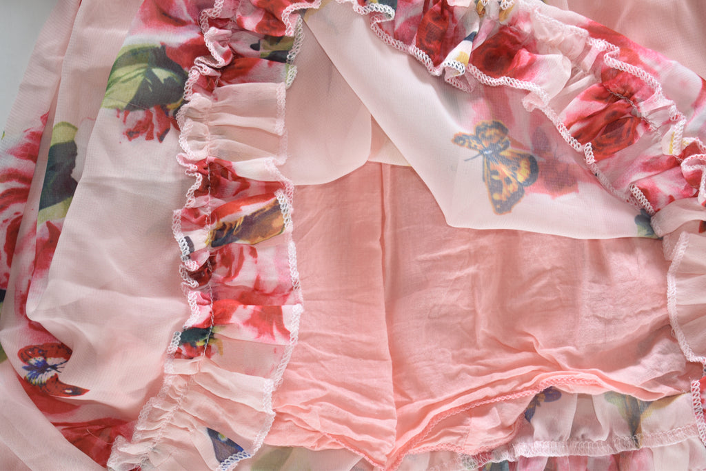 Floral dress with linin