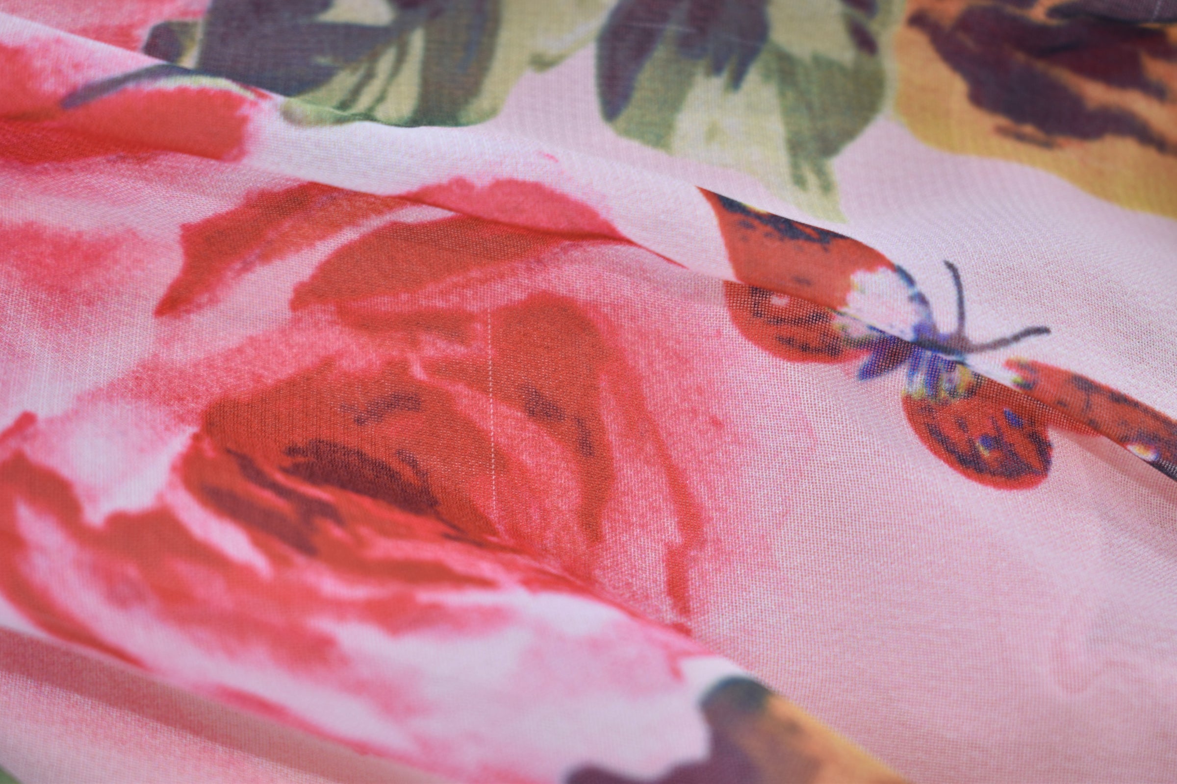 Floral dress with linin