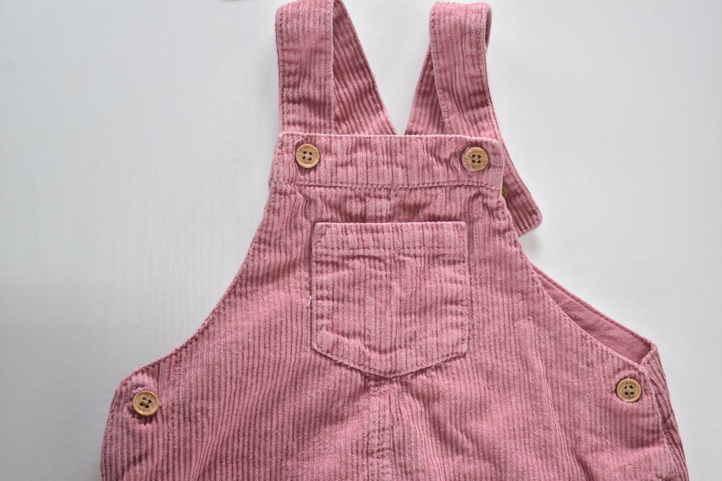 Corduroy pinafore dress
