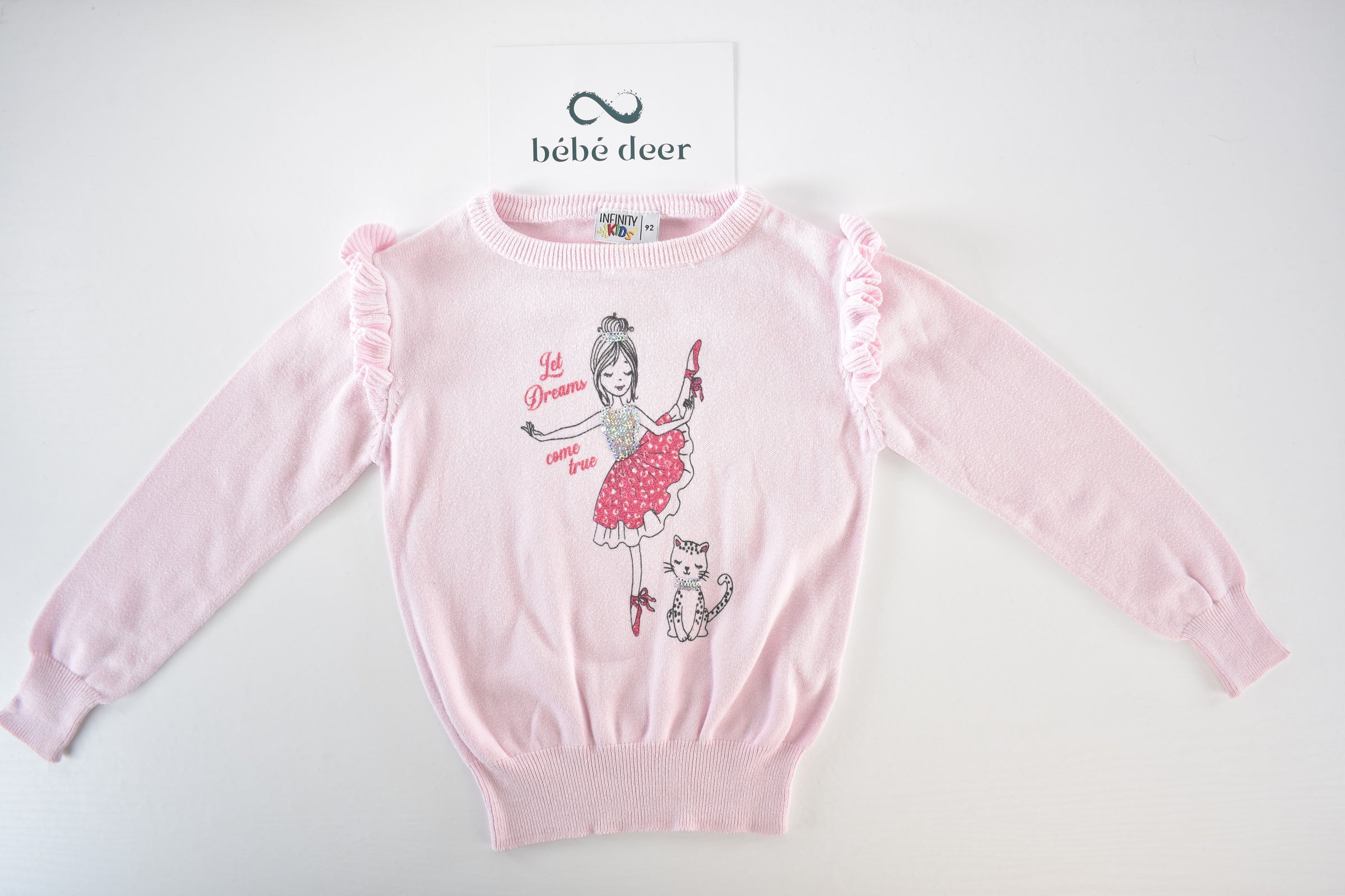 Pink sequin ballerina jumper