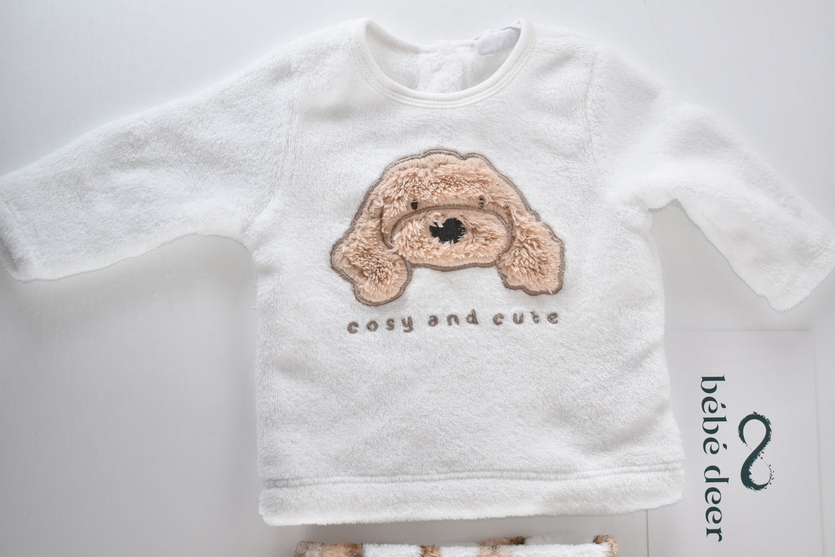 Cosy dog fleece set