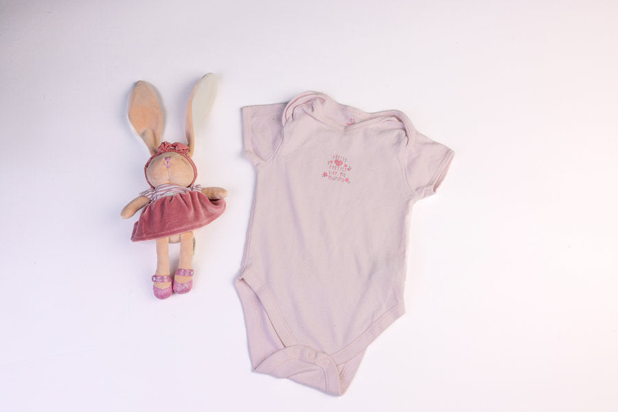 Pink floral "Daddy's Little Bestie" bodysuit