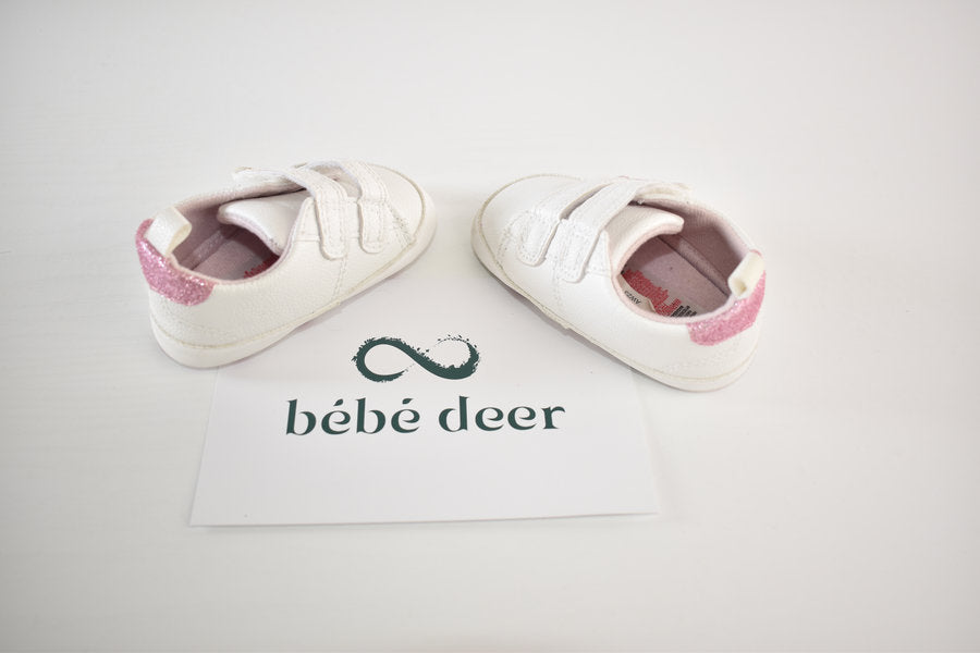 White shoes with heart