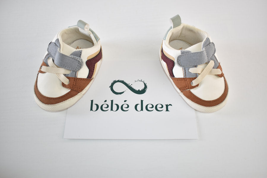 Multicolour prewalker shoes