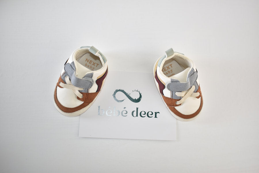 Multicolour prewalker shoes