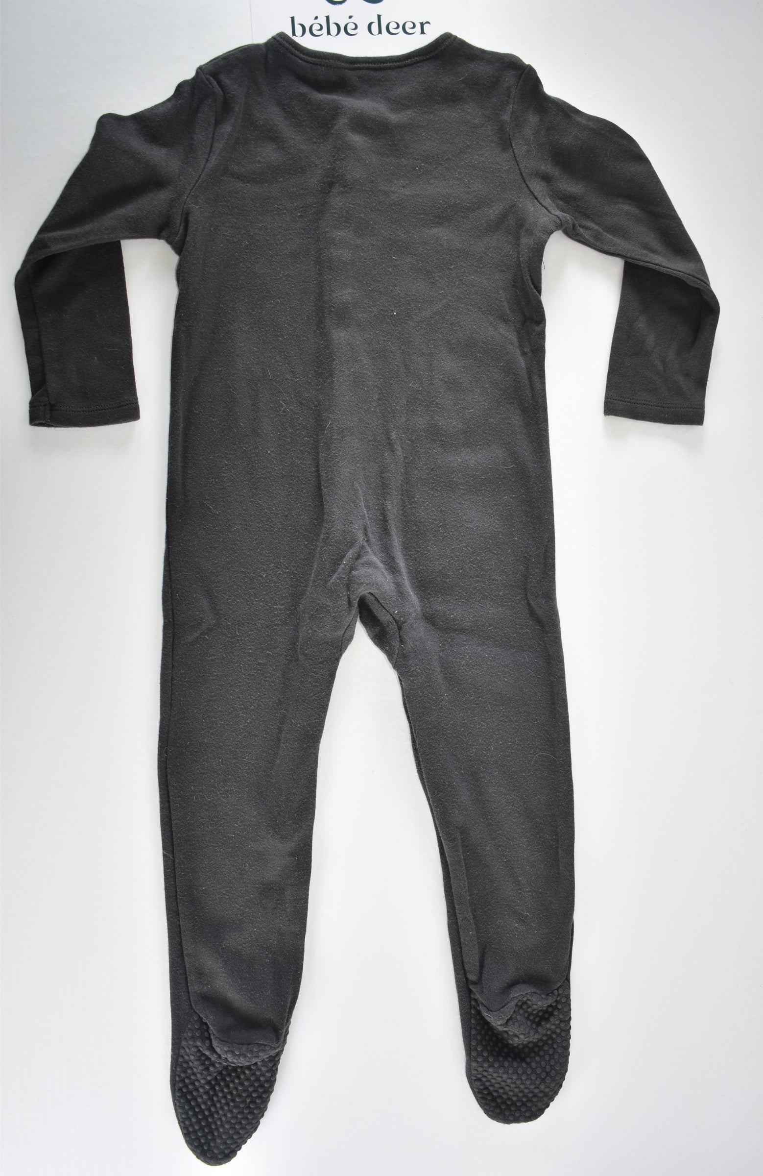 Black panda sleepsuit