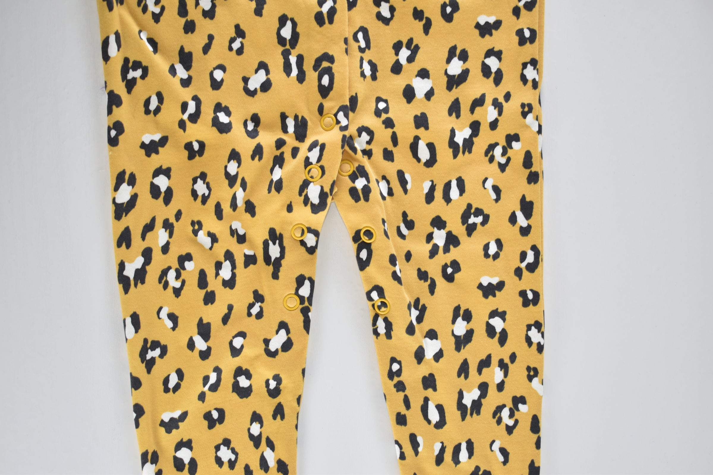 Leopard print sleepsuit