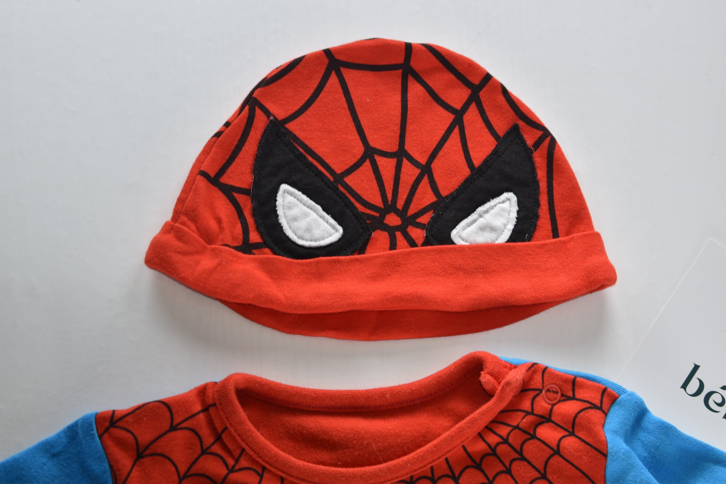 Marvel Spider-Man sleepsuit and hat set