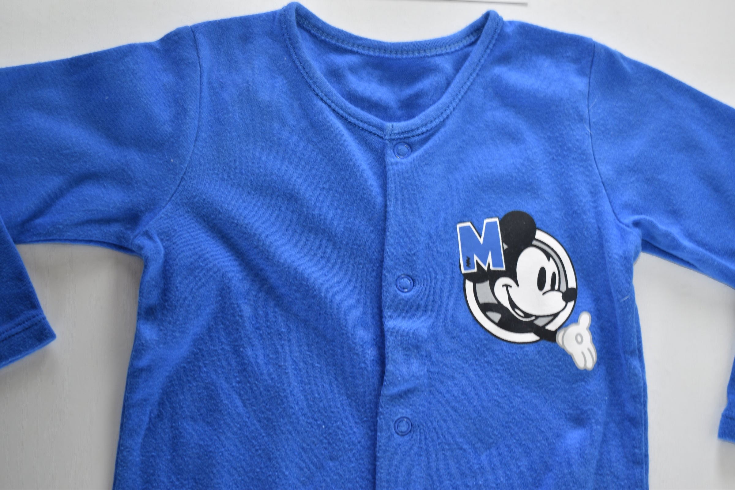 Mickey Mouse blue sleepsuit
