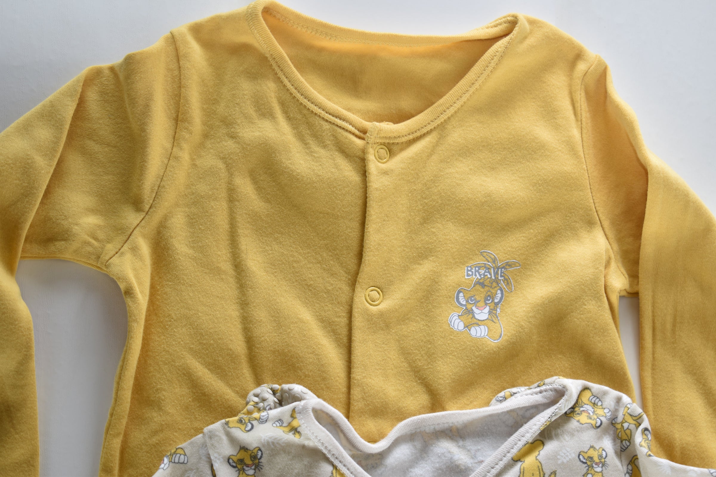 Disney Simba two sleepsuit set