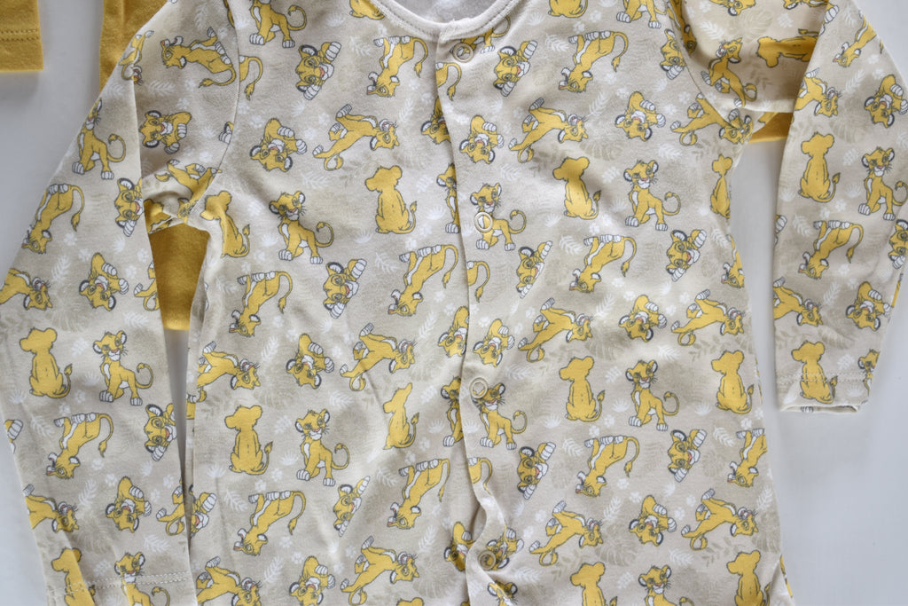 Disney Simba two sleepsuit set