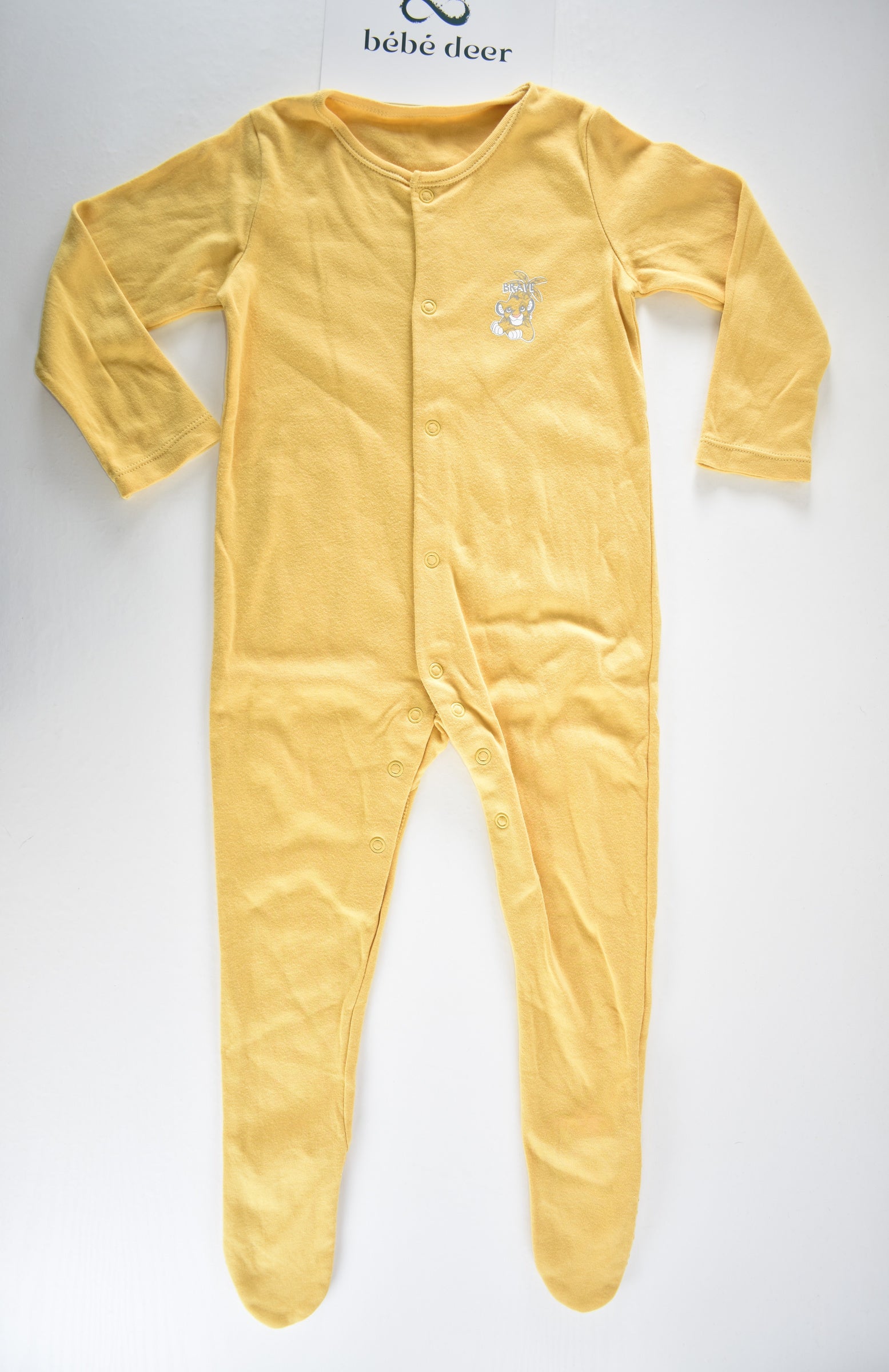 Disney Simba two sleepsuit set